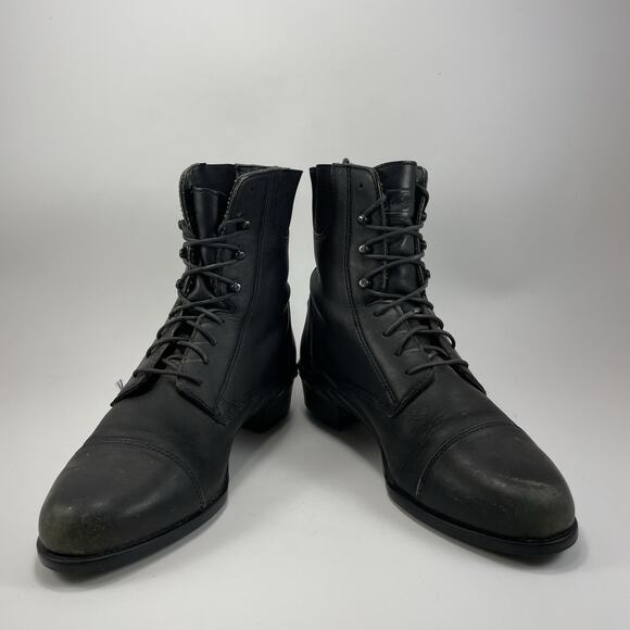 Ariat Boots Paddock Scout Zip Cap Toe Ankle Black Womens Size 7 B Western - Picture 9 of 11